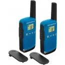 Motorola TALKABOUT T42 Walkie Talkies - Twin Pack - Blue - New